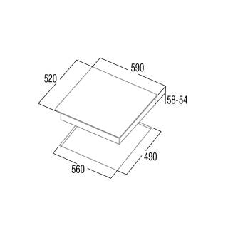 cata 08063116 indukciós kerámialap