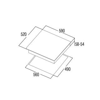 cata 08063121 indukciós kerámialap