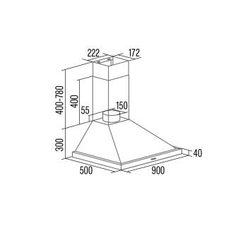 CATA - Páraelszívó Beta PRO 9000 X Inox
