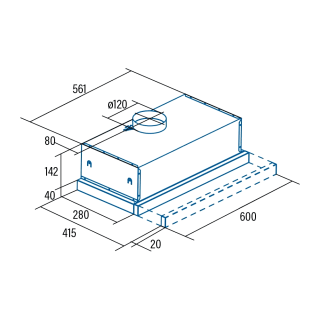CATA - Páraelszívó ATH-41 GWH