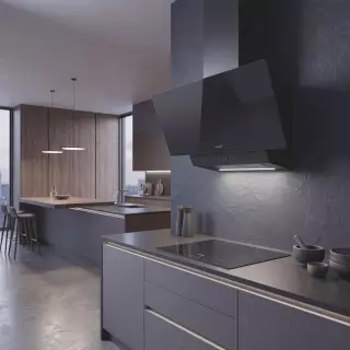 CATA - Páraelszívó Thalassa 900 GBK fekete + Fritőz 1D30