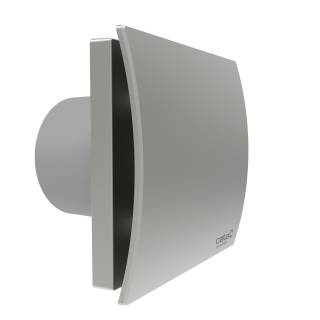 Cata UC-10 Silentis STD szürke ventilátor dekoratív előlappal, pillangószeleppel