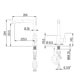 CATA OUTLET - Csaptelep XSE