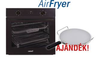 CATA - Beépíthető sütő MDS-8007 FB+AIR FRYER tepsi + Ajándék pizzasütő szett
