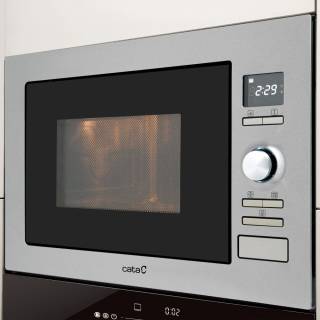 cata mc-25 d inox beépíthető mikrohullámú sütő