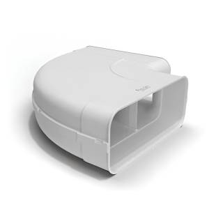 CATA - Lapos csatorna sarok - vízszintes - FLOW IN