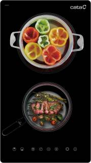 cata td-3002 BK/A domino fekete kerámialap