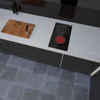 cata td-3002 BK/A domino fekete kerámialap