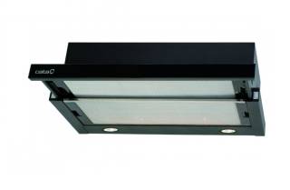 Cata - Páraelszívó TF-2003/60 LED BLACK GLASS
