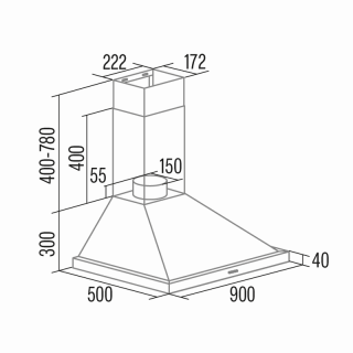 CATA - Páraelszívó Beta PRO 9000 BK fekete + fritőz 1D30