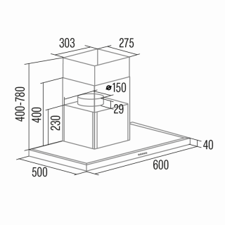 CATA - Páraelszívó S-PRO 6000 BK - Fekete