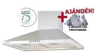 Cata OUTLET - Páraelszívó OMEGA 700 fehér WH/L + 2 db Conlight LED fényforrás - Kiállított bemutató termék!