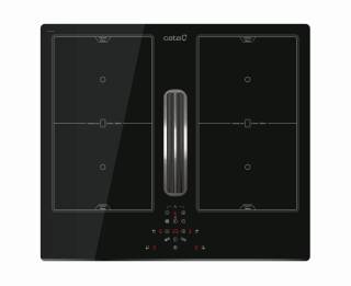 CATA AS-600 indukciós kerámialap beépített elszívóval