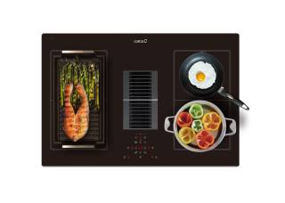 cata AS-750 indukciós kerámialap beépített elszívóval