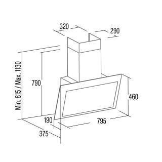 Cata Thalassa EVO 800 GBK fekete páraelszívó