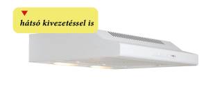 Davoline OUTLET - Páraelszívó Olympia 250 1M/1 WH 60 cm fehér - Szépséghibás termék!