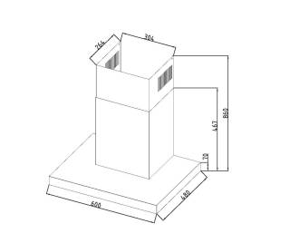davoline raven pro black 60 fekete elszívó