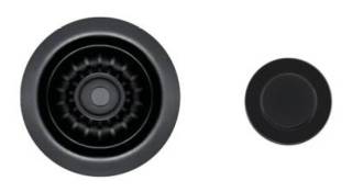 ELLECI - STANDARD OPEN UP automata dugókiemelő egymedencés mosogatókhoz - fekete