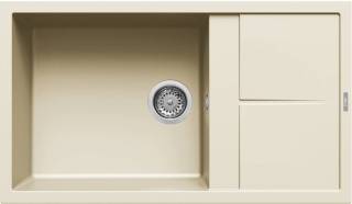 Elleci OUTLET - Mosogatótálca Unico 410 Granitek G62 Bianco Antico - Szépséghibás termék!