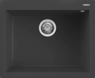 Elleci OUTLET - Mosogatótálca Quadra 110 Granitek M70 Nero Metal - Szépséghibás termék!