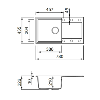 elleci easy 290 G40 mosogatótálca outlet