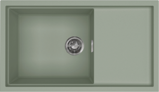 ELLECI - Mosogatótálca Sintesi 410 K82 Sage inox tartozékokkal