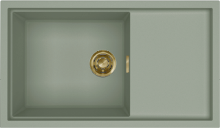 ELLECI - Mosogatótálca Sintesi 410 K82 Sage arany tartozékokkal