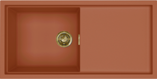 ELLECI - Mosogatótálca Sintesi 480 K83 Clay arany tartozékokkal