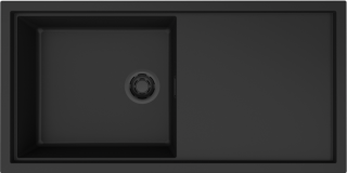 ELLECI - Mosogatótálca Sintesi 480 K86 Black fekete tartozékokkal