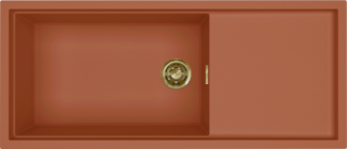 ELLECI - Mosogatótálca Sintesi 510 K83 Clay arany tartozékokkal