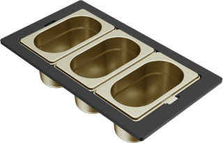 ELLECI - KF033100GD Gourmet szett 1/9 BEST arany - Kifutó termék!