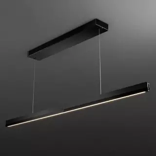 ELICA - Függesztett lámpa LUNA BL 120 - Fényes fekete