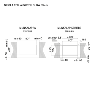 ELICA NIKOLATESLA SWITCH GLOW EVO BL/A/83