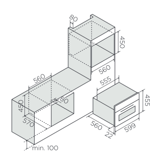 ELICA - Beépíthető gőzsütő + mikro VIRTUS COMBI STEAM MW 645 TFT BL