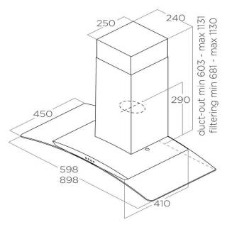 Elica CIRCUS IX/A/60 elszívó