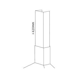 ELICA - TAMAYA csőtakaró kürtő H420