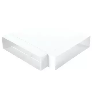 Elica - Lapos csatorna sarok 90° vízszintes 218x55 mm