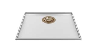 ELLECI - Mosogatótálca medencefenék Essenza 50 K96 White arany tartozékokkal