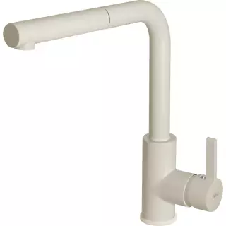 ELLECI - Mosogatótálca Easy 300 Antikolt fehér / Bianco Antico G62+csaptelep Shell plus G62 + mosogatószer adagoló - EASY7 szett