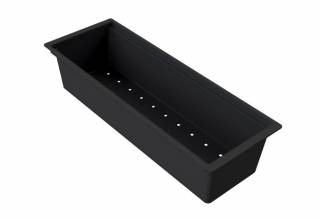 ELLECI - Gyümölcsmosó kosár műanyag 418 fekete