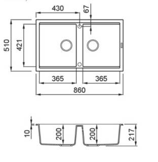 elleci best 450 k86 keratek mosogatótálca