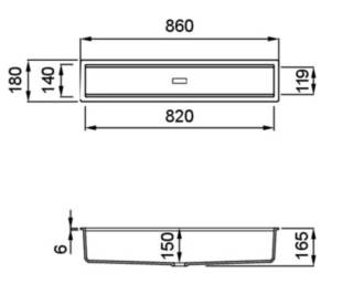 elleci dialogo c86 k83 keratek mosogatótálca 
