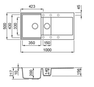elleci easy 475 g62 mosogatótálca 