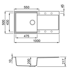 elleci easy 480 g62 mosogatótálca 