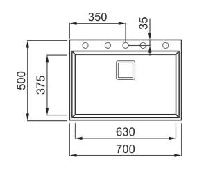 elleci karisma 120 m79 mosogatótálca