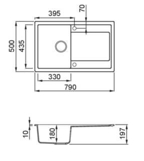 elleci life 300 g62 mosogatótálca 