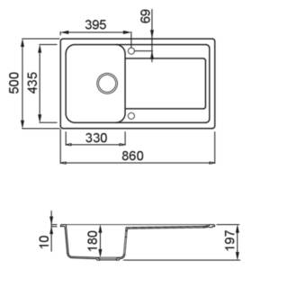 elleci life 400 g62 mosogatótálca