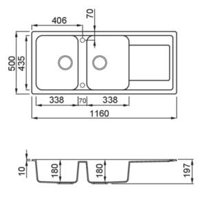 elleci life 500 g62 mosogatótálca