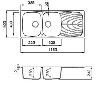 elleci master 500 g62 mosogatótálca 