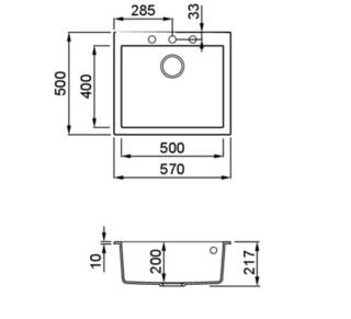 elleci quadra 105 automata k96 keratek mosogatótálca 